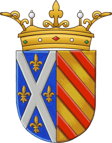 Armas de António: Amaral (de Touriz) e Botelho / Arms of António: Amaral (de Touriz) and Botelho